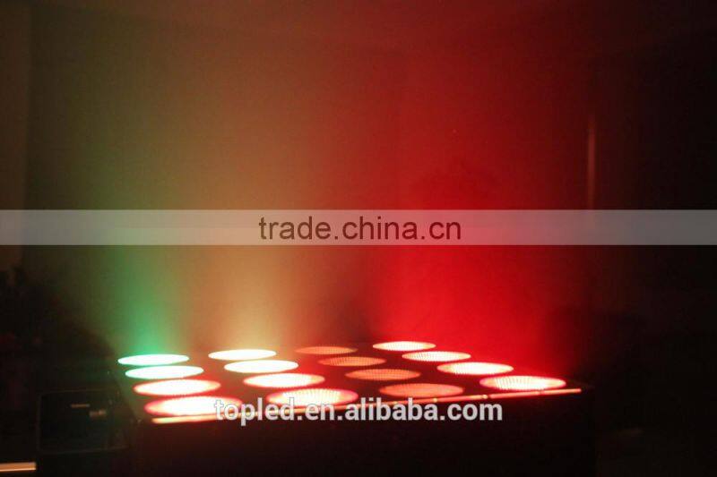 2015 Newest high power 16*Tri-9W 155W AC 100V~240V hot seling in Europe RGB led matrix