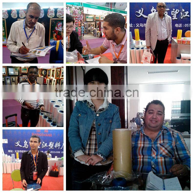2014 pvc wrapping film factory supply famous brand wangchang