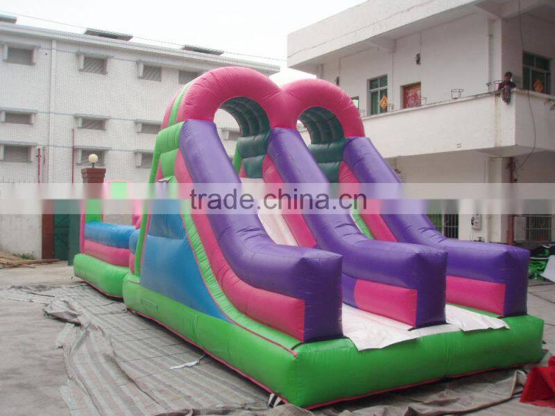 new design portable Inflatable swimming pool slide for bounce house game