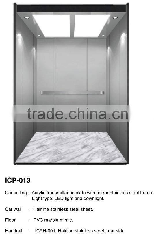 Comfortable and Energy-Saving with LED light passenger elevator cost