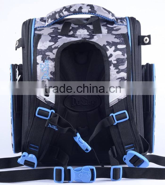 Navy blue latest school bags for boys fashion school backpack
