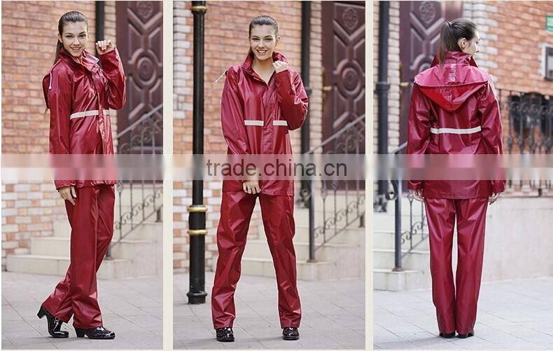 Anhui factory Water-Proof police Raincoat Suit for Man safety police rainsuit