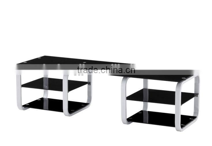 Modern Cheap Glass and metal TV stand furniture for sale