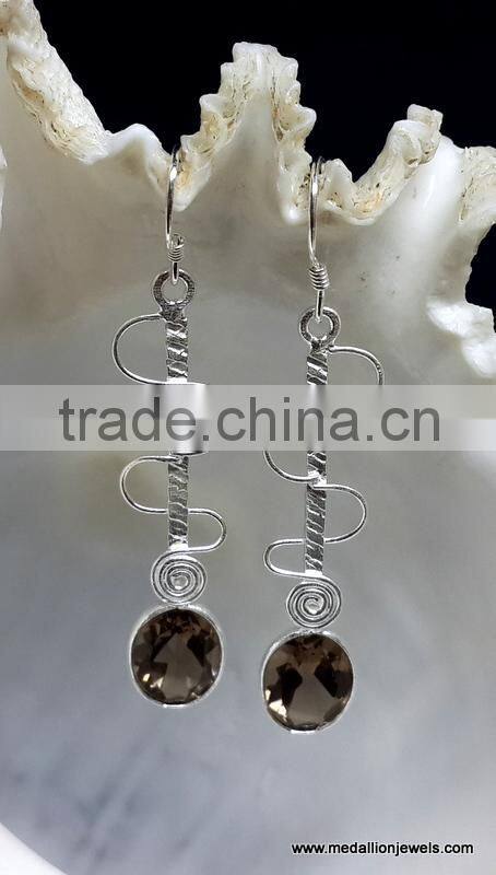 Amethyst Round Bezel Cabochon Stud Earrings, 925 Solid Sterling Silver Earrings, Designer Stud Earrings