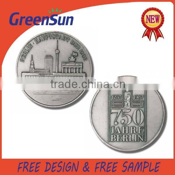 Copper Plating Metal Blank Souvenir Coin