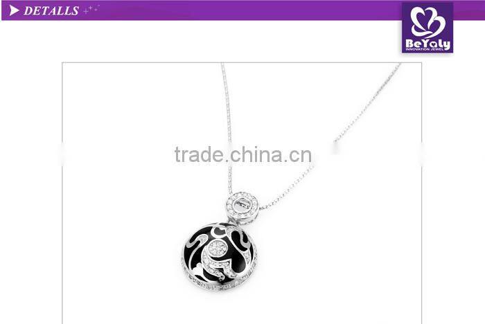 New fashion design charming 925 silver heart shaped pendant