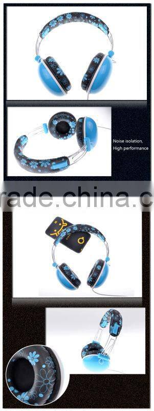 wired 3.5mm plug jack bulk headphones with high quality heavy bass sound effect