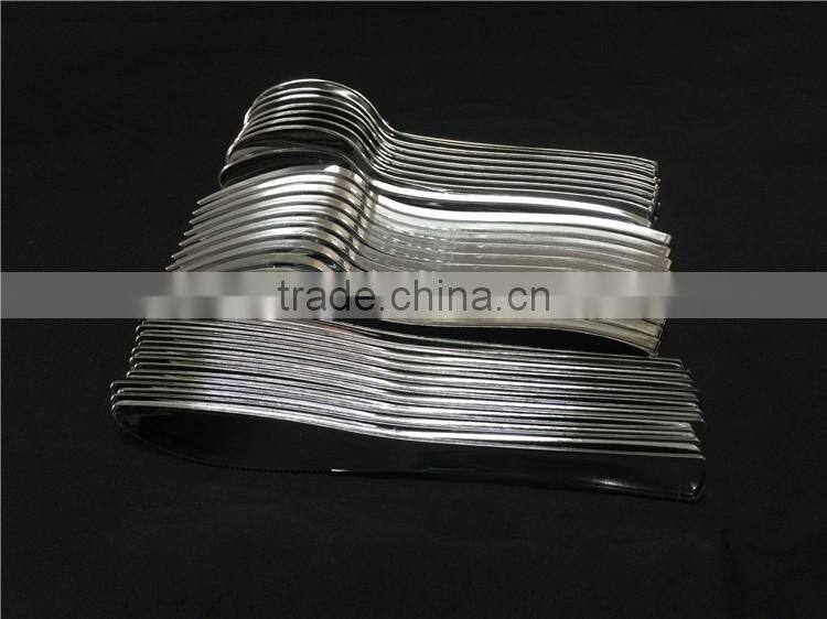 19.9cm plastic silver coated knife