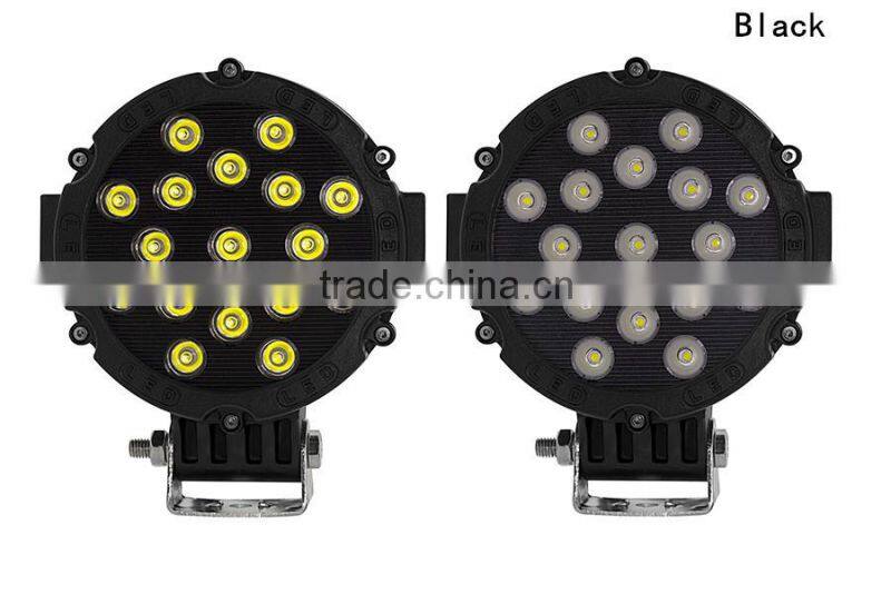 7" 51W High power Auto excavator LED work light, IP67 led work light tube8 janpanese lamp