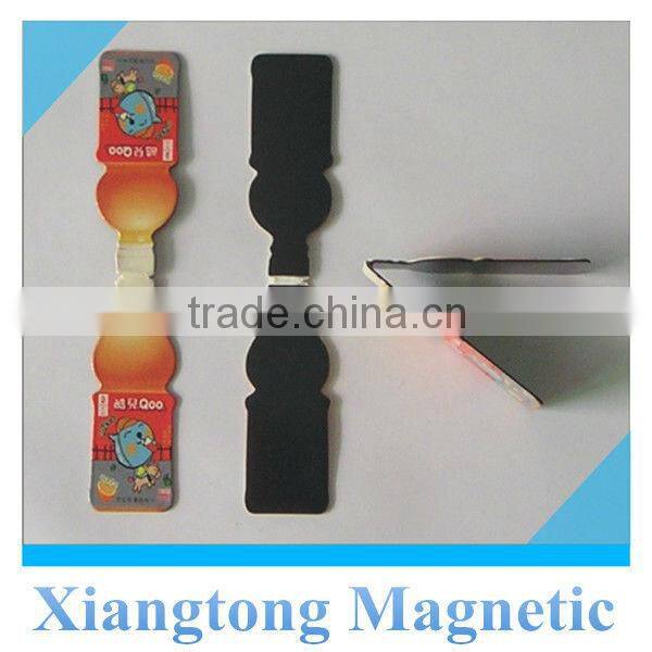 Black Backgrounf with Number Advertising Custom Design Paper Folding magnetic bookmark