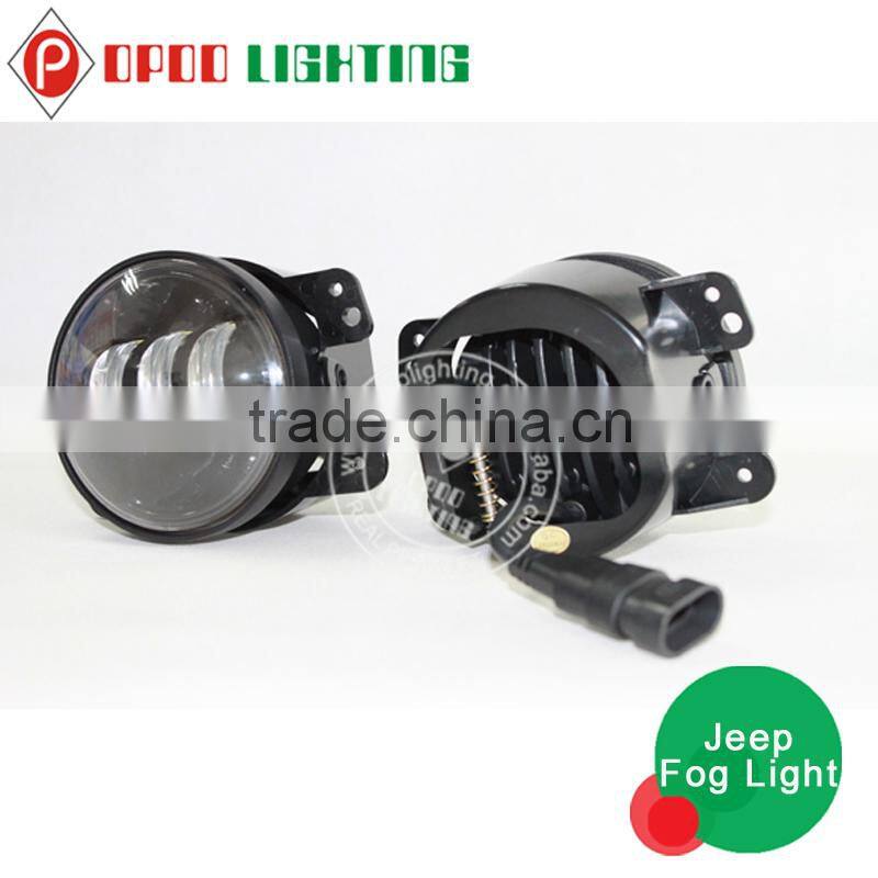 4Inch round headlight led car fog light, waterproof 30W headlight led car fog light