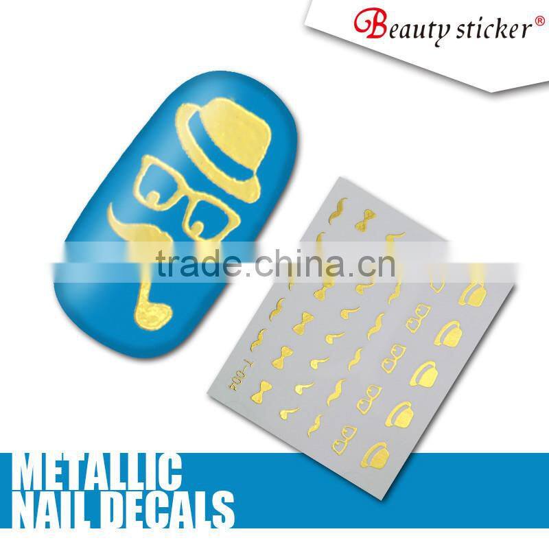 water transfer nail art design custom wholesalae decorative nail decal stickers