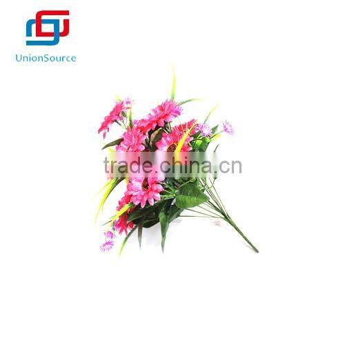 Pink Artificial Home Decoration Sunflower Bouquet