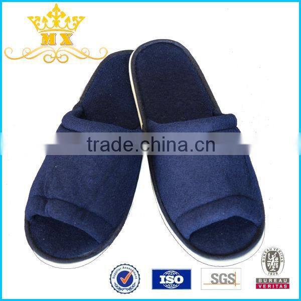 High Quality Open Toe Comfort Ferry Towel EVA Tab Hotel slipper