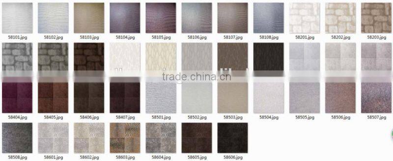 Guangzhou Myhome BFF58706 Wallpaper Manufacturer, 280g Modern Vinyl Wallpaper, PVC Wall Paper