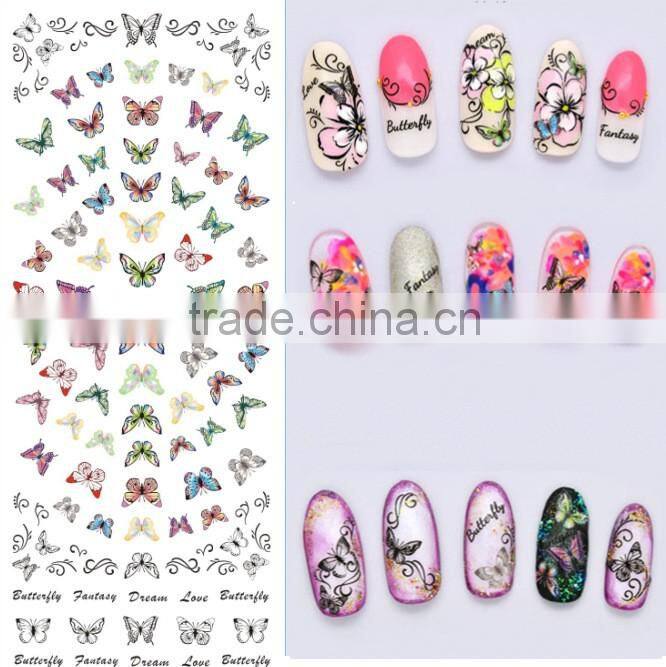 Colored Nail Sticker,nail art stickers,stickers for nails art