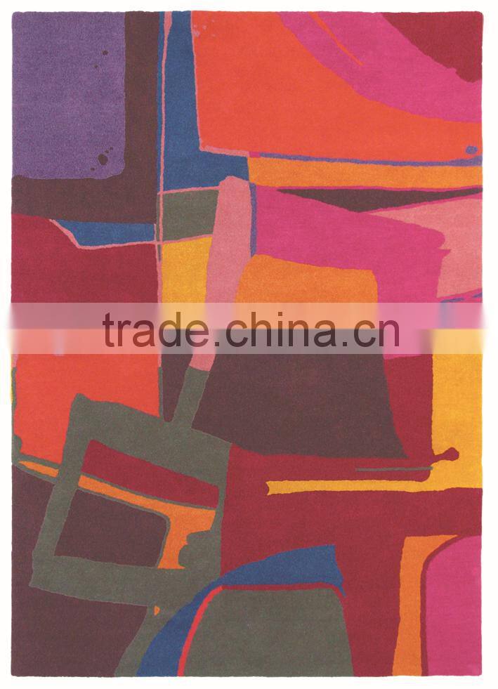 New multiple color hand tufted rug for house decoration