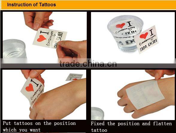 Cute Face tattoo sticker with Non-toxic ink for Kids