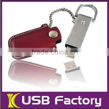 Leather USB Flash stick 8GB