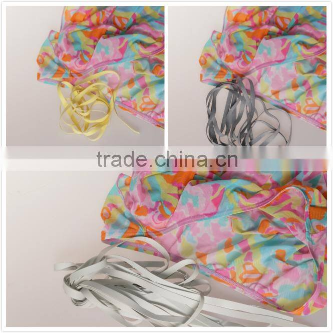 Hot sales colored rubber tape for swimwear/underwear