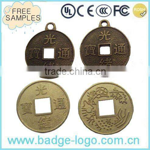 custom nickel bronze plating metal coin