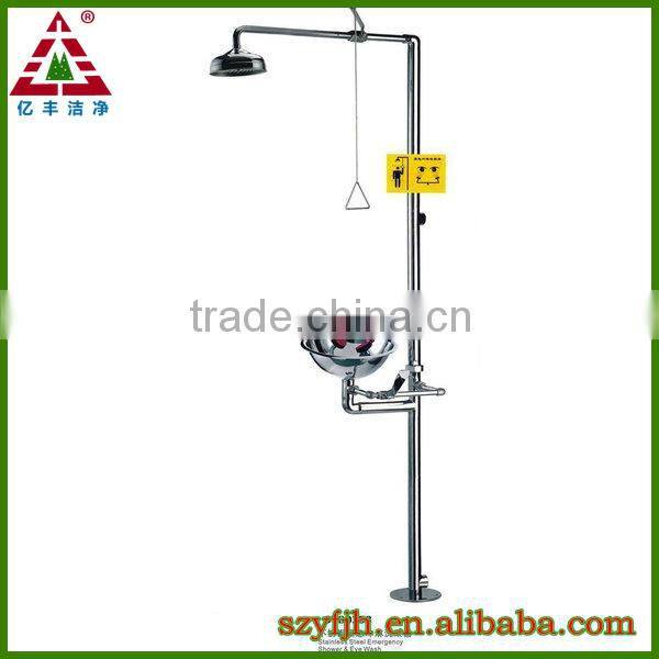 safety shower and eye wash