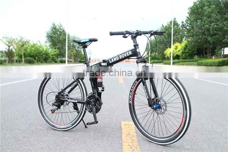 26-inch folding mountain bike 21 speed dual disc brakes student bike