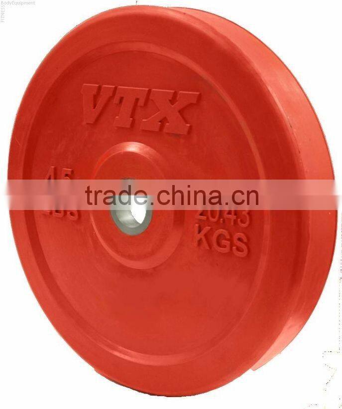 Bumper plates crossfit training,rubber bumper plate