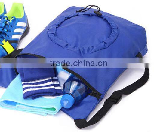 2016 Shopping Bags Unisex Drawstring Backpack Travel Sports Satchel Folding Totes Bag