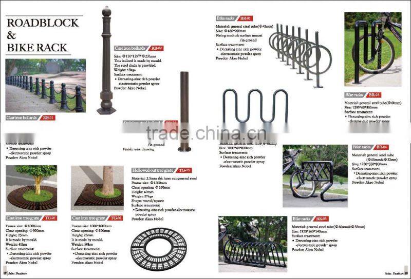 (BR-005) Outdoor Steel Bicycle rack