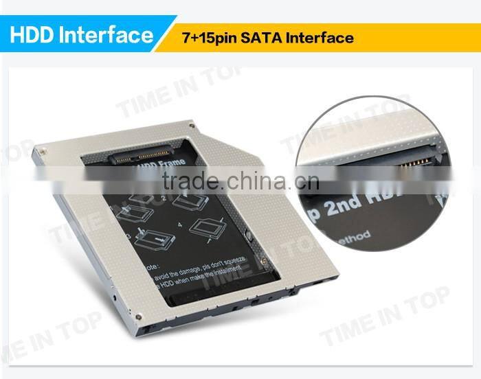 SATA 2nd HDD Caddy Tray for Laptop, Model: TITH4A