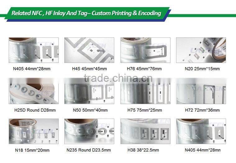 UHF long Range rfid uhf windshield labels