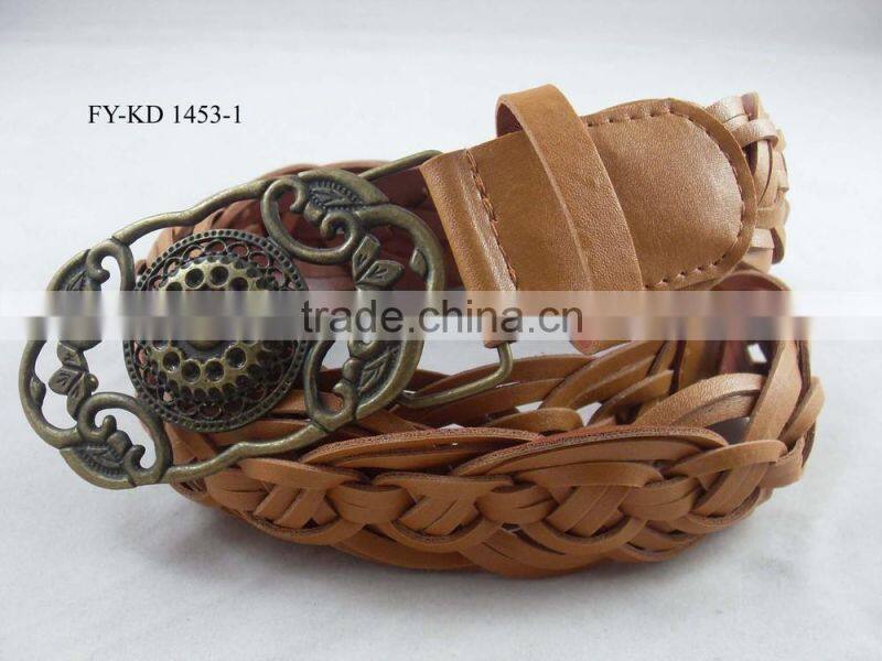 hand-woven knitted belts