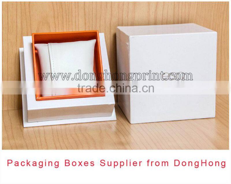 Wholesale 100% quality luxury watch gift box, paper watch packaging, wooden watch box
