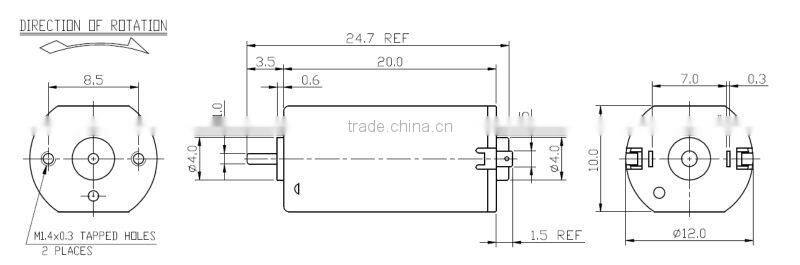 China gold supplier special discount magnet 12v dc motor