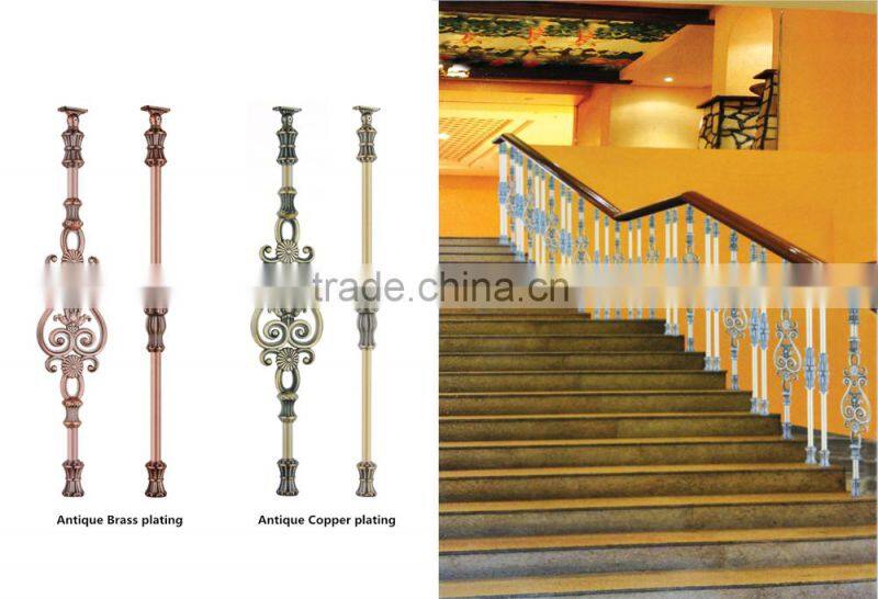 850mm galvanized metal glass balustrade