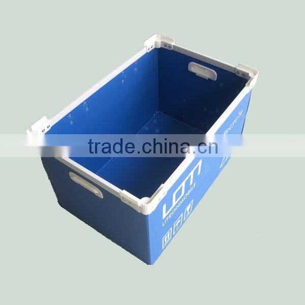 Foldable plastic corrugated turnover box,transport box