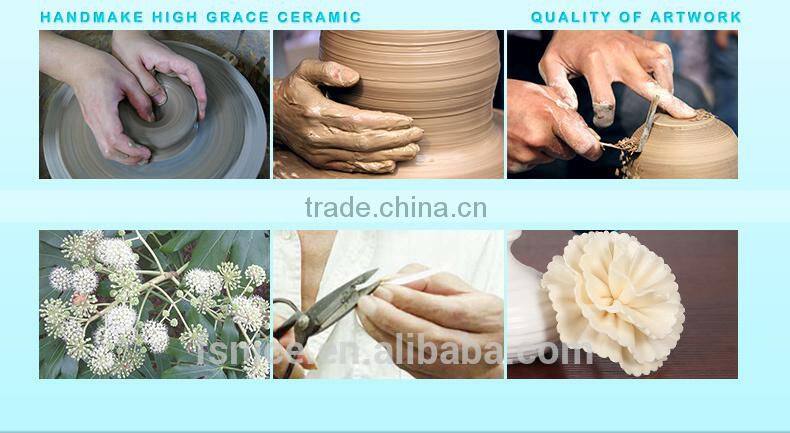 Handmake AP130ml Ceramic Natural Aroma Flower Reed Diffuser