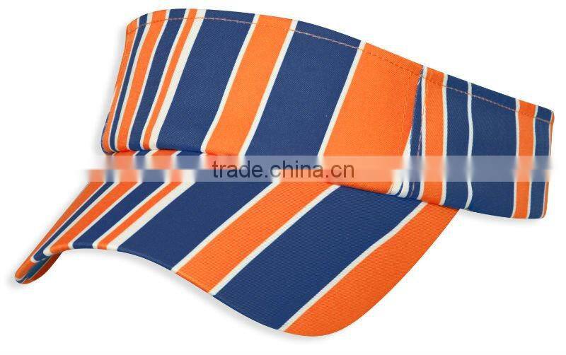 newly style colorful checked sun visor cap promotional hat