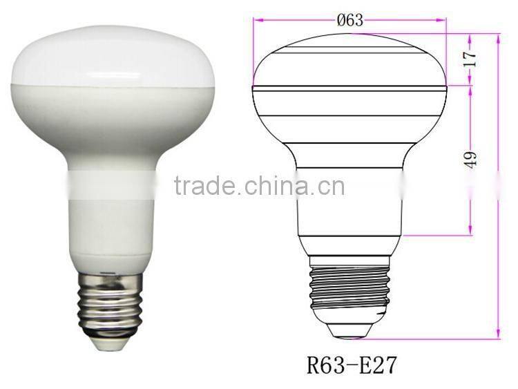 Elegant design hotsale aluminum plastic smd led light e14 bulb