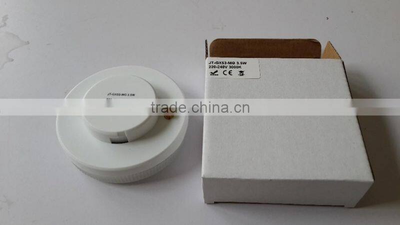 GX53283539D Glass cover 2835SMD 80Ra 5W Dimmable GX53 LED Ceiling Light