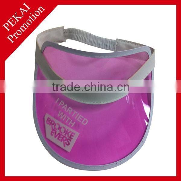 Promotional Gifts OEM Pvc Sun Visor Cap