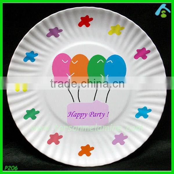high quality melamine christmas plate