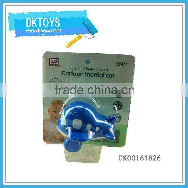 Mini Size Safe Plastic Cartoon Plane Toy Friction Toy Plane