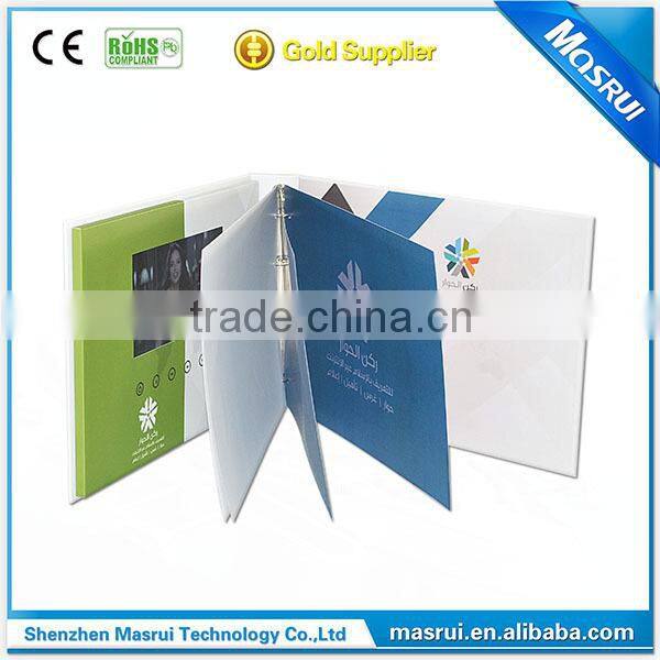 2014 Australia Style Customized Printing 5.0" Video Greeting Card , Pop Up Card , 3D Card