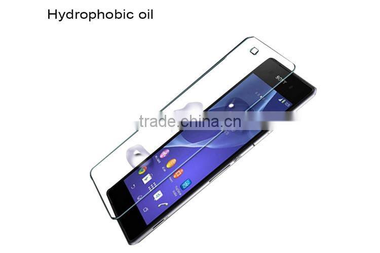 Anti-fingerprint 3d full cover tempered glass screen protector for sony XY