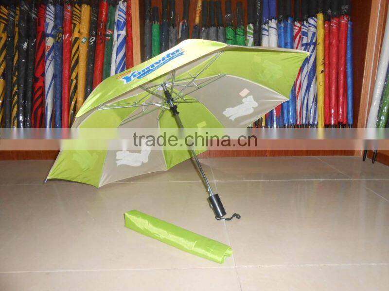 small promotional umbrellas 2-folding automatic umbrellas