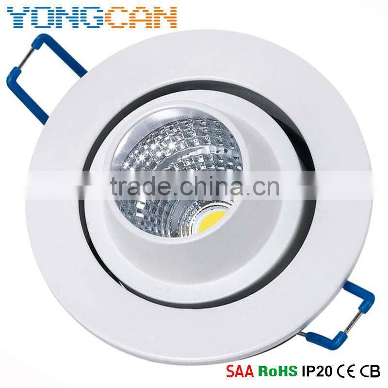 LED COB aluminum downlight spotlight 5w&7w downlight