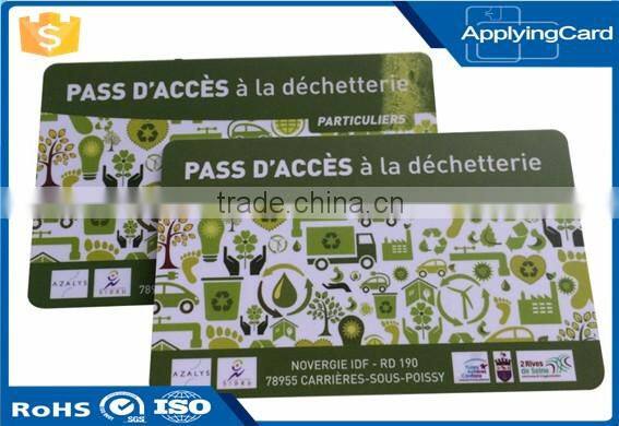DongGuan Factory supply pvc smart card rfid contactless card