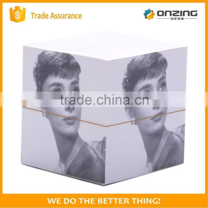 Custom design promotional funny memo block sticky note pad